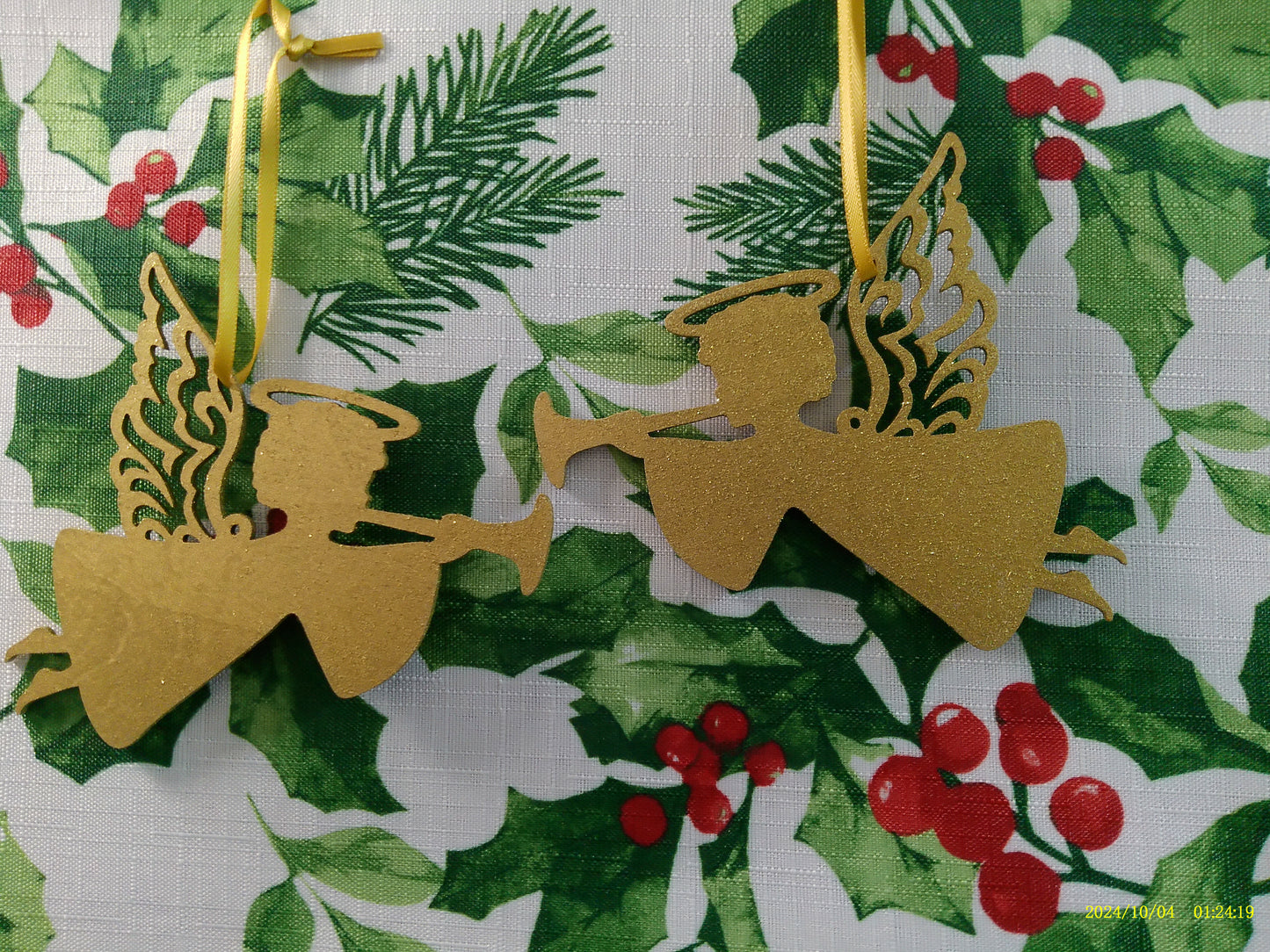 ANGEL WITH HORN 2PC. SET